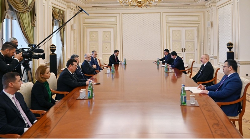 President of Azerbaijan receives delegation of Parliament of Romania