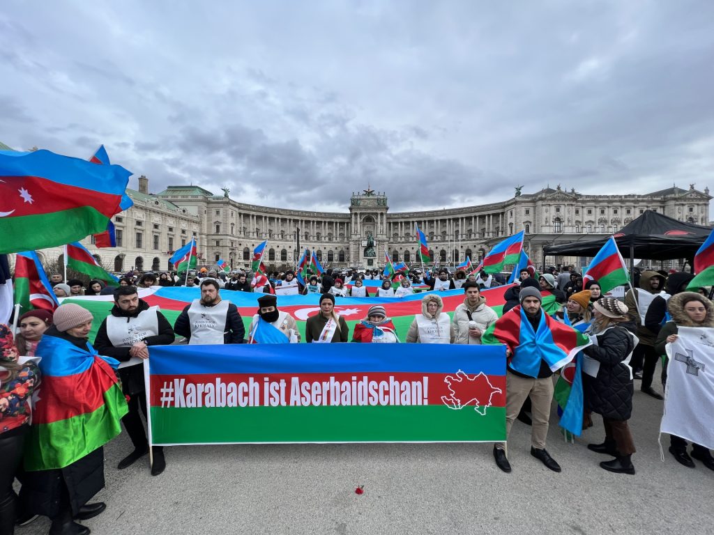 Rally marking 31st anniversary of Khojaly genocide in Vienna