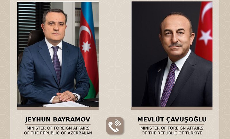 Azerbaijani, Turkish foreign ministers hold phone talks