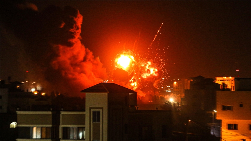 Explosions rock Gaza, Israel says it hit Hamas rocket factory