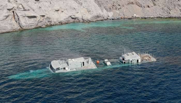 Royal Navy of Oman carries out sinking exercise