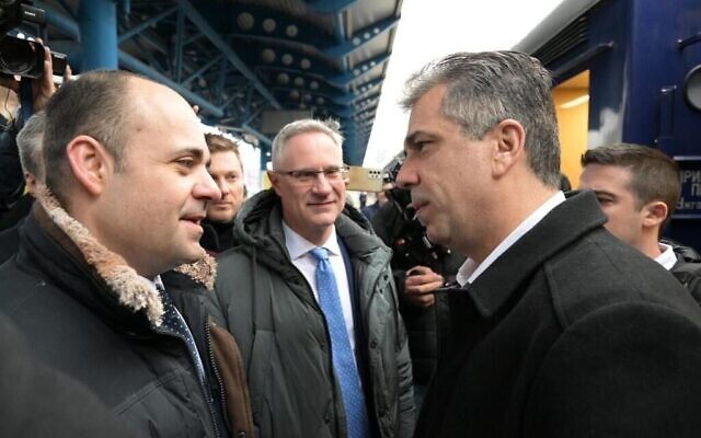 Israeli foreign minister visits Kyiv