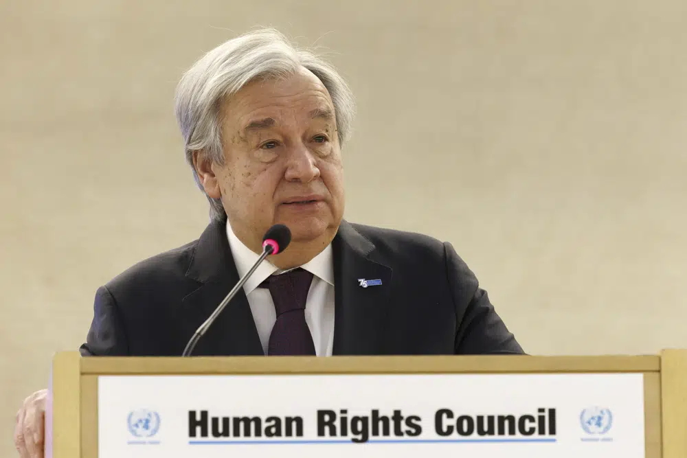 UN chief slams 'climate-wrecking corporations' at human rights body