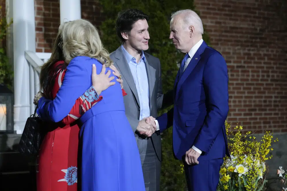 Biden arrives in Canada