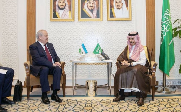 Saudi FM receives envoy of the President of Uzbekistan