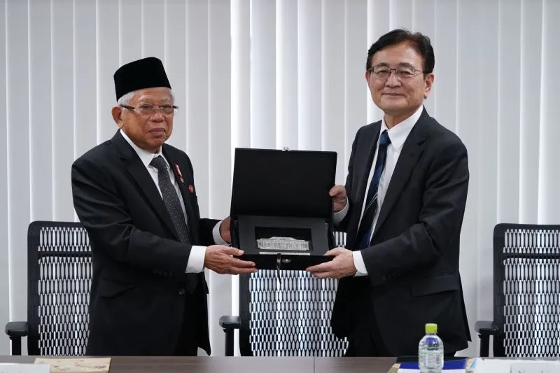 Indonesian VP meets Kyoto University President