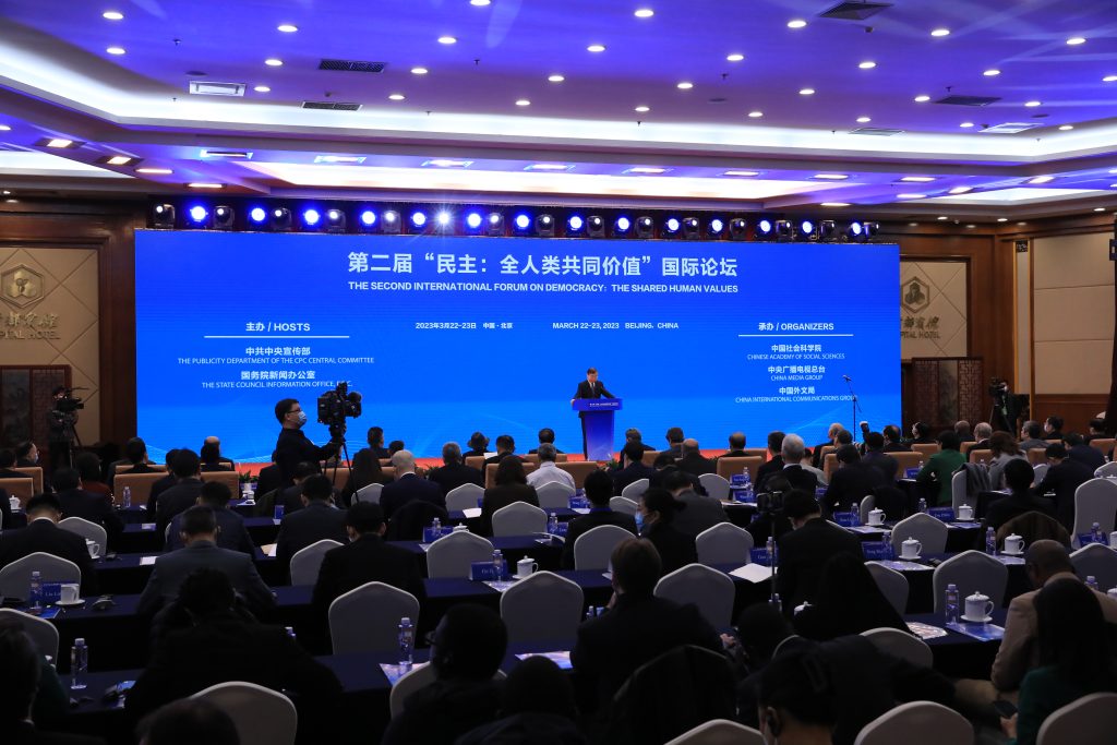 Second International Forum on democracy kicks off in Beijing