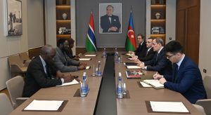 Azerbaijan's Foreign Minister meets with his Gambian counterpart