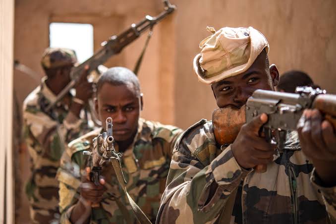Niger army enter in Mali