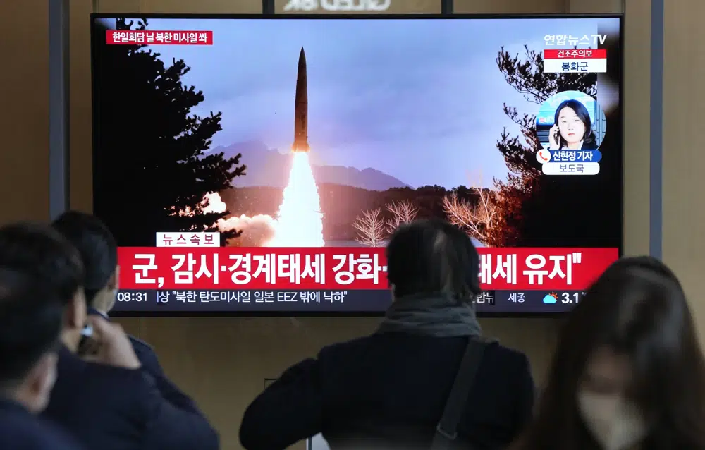 North Korea launches ICBM before South Korea-Japan summit