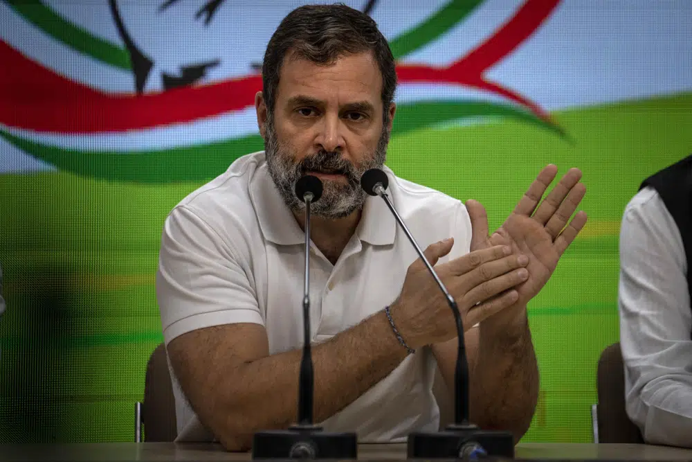 India’s Rahul Gandhi accuses PM Modi of favoring Adani Group