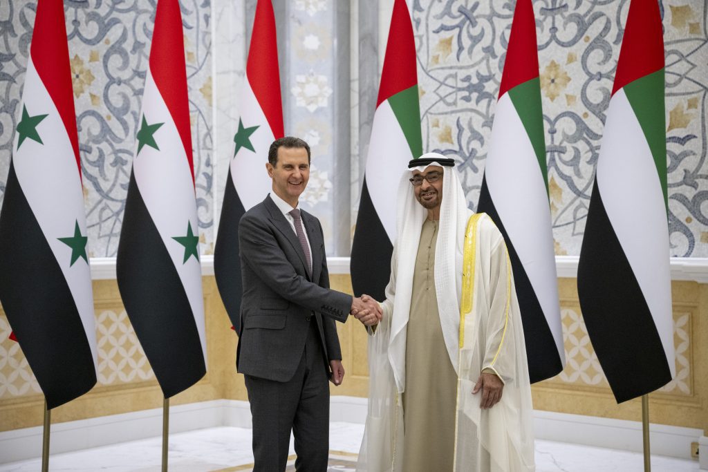 President of UAE receives Syrian President
