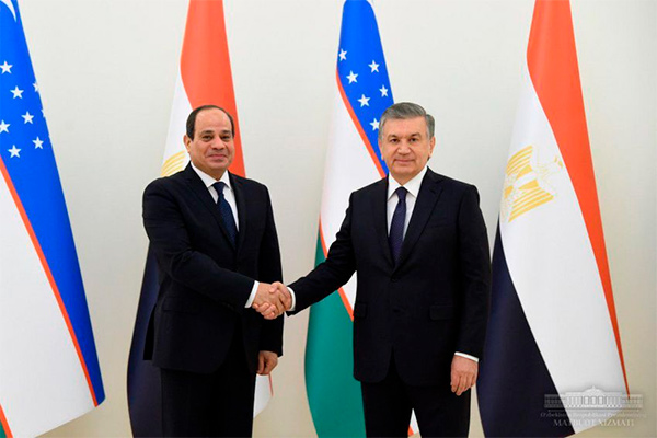 Presidents of Uzbekistan, Egypt discuss implementation of agreements