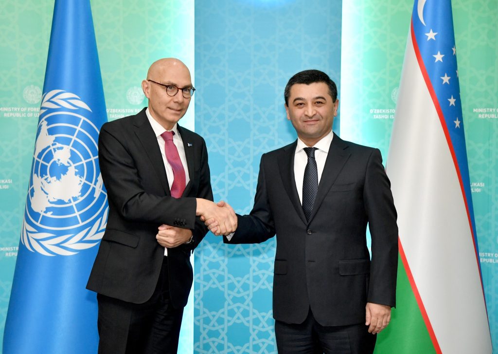 Uzbek FM hosts UN High Commissioner for Human Rights