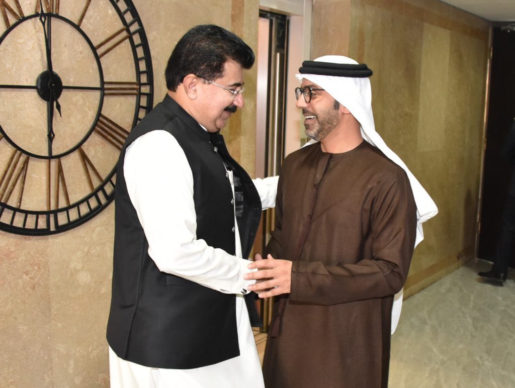 UAE Envoy Calls on Sadiq Sanjrani