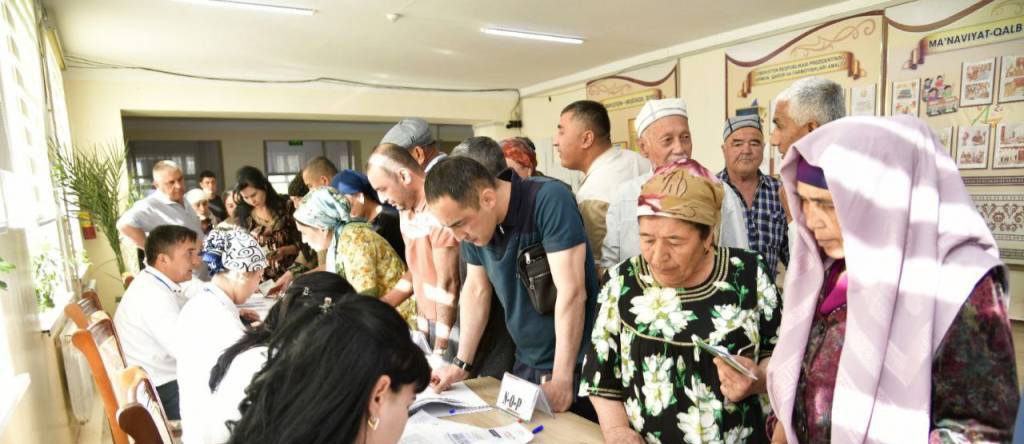 Uzbekistan’s Navoi Region: Voting in full swing