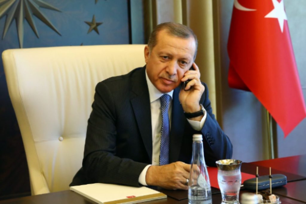 Erdogan discusses international issues with UN Secretary General