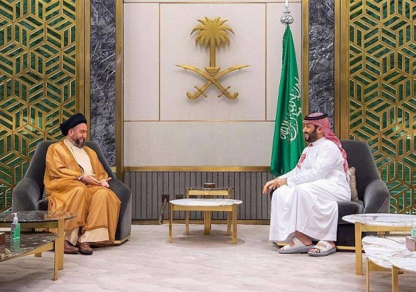 Saudi Crown Prince meets Iraqi National Wisdom Movement leader