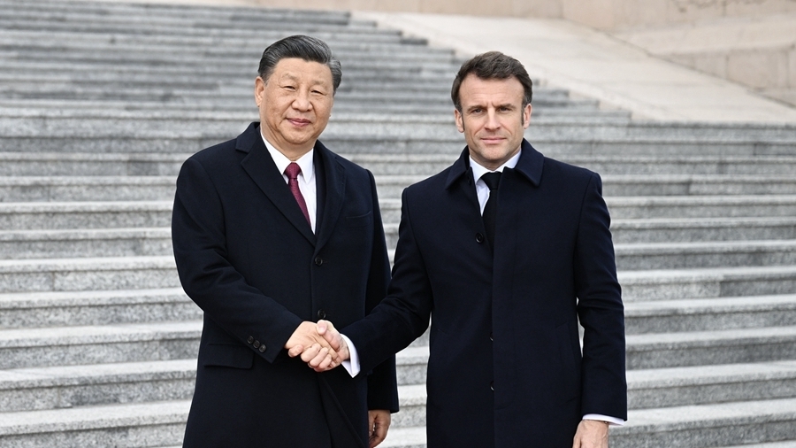 Xi, Macron hail 'solid foundation' of China-France relations