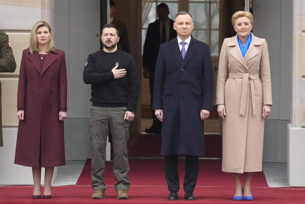 Ukrainian President Zelenskyy visits Poland