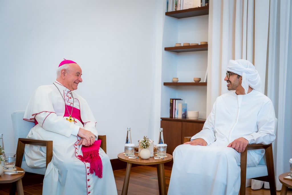 UAE FM receives President of Pontifical Academy for Life