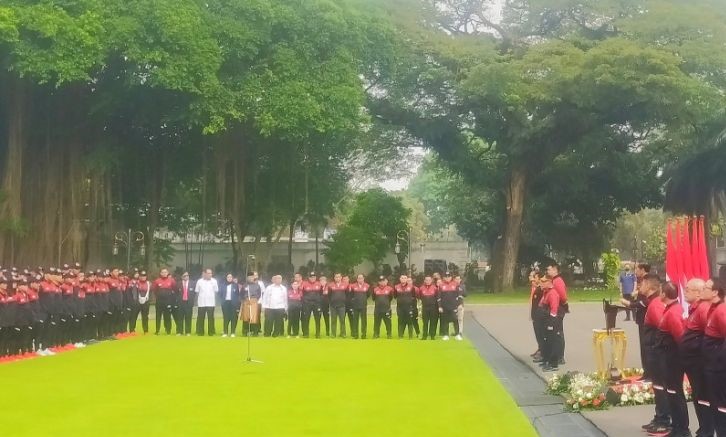 President Jokowi officially releases Indonesia's contingent for 32nd SEA Games