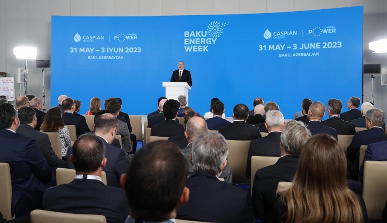 Baku Energy Week is one of leading international events in energy area: Ilham Aliyev