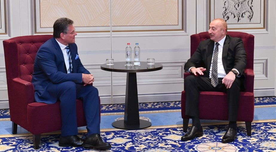 President of Azerbaijan meets with European Council VP in Brussels