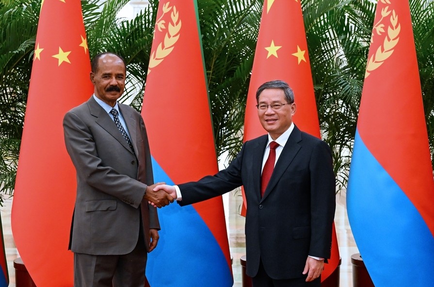 Chinese Premier meets President of Eritrea
