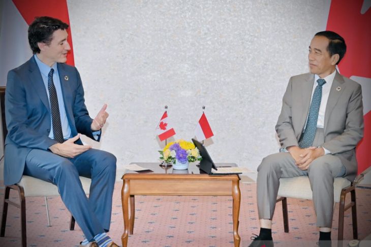 Jokowi, Trudeau discuss economic cooperation