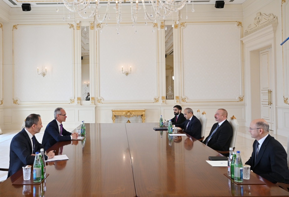 President of Azerbaijan receives President of Exploration & Production of TotalEnergies