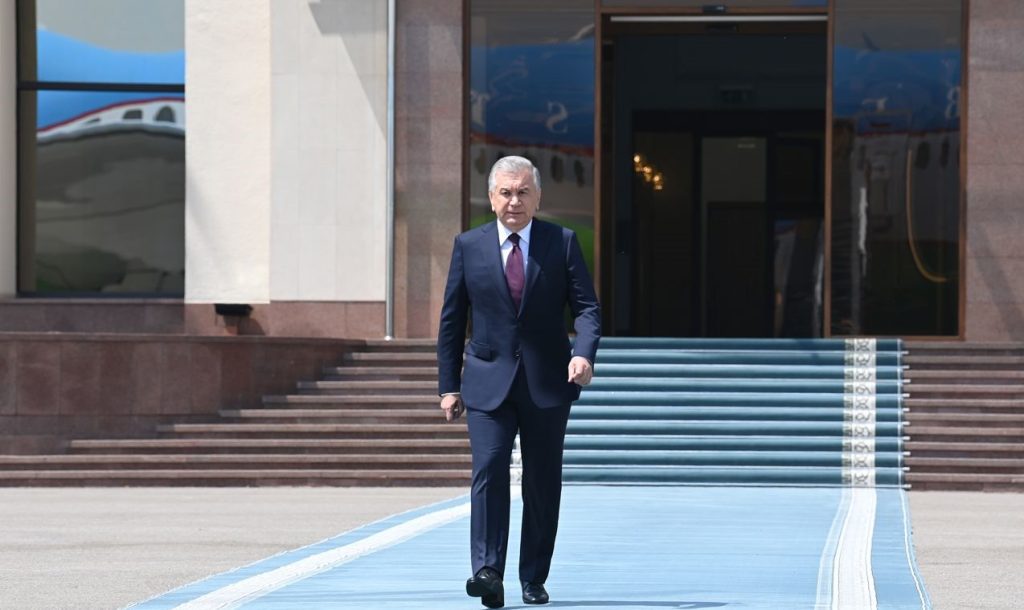 President of Uzbekistan leaves for Berlin