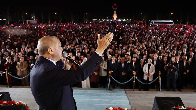 President Erdogan hails his victory as triumph of democracy