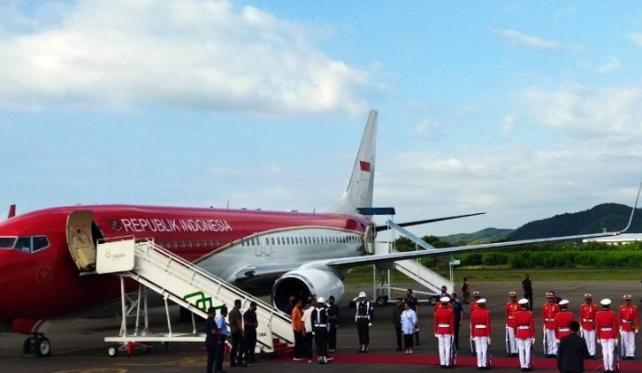 President Jokowi visits rehearsal for 42nd ASEAN Summit
