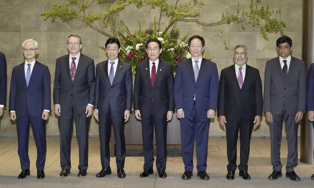 Kishida welcomes investment, exchanges to strengthen computer chip supply chain