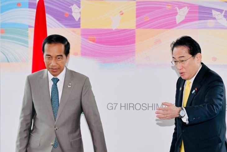 Jokowi, Kishida hold talks in Hiroshima