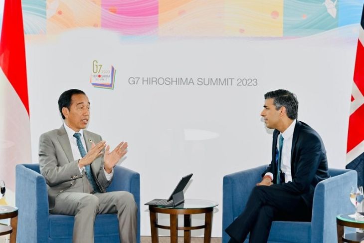 Jokowi, Sunak hold bilateral meeting in Hiroshima
