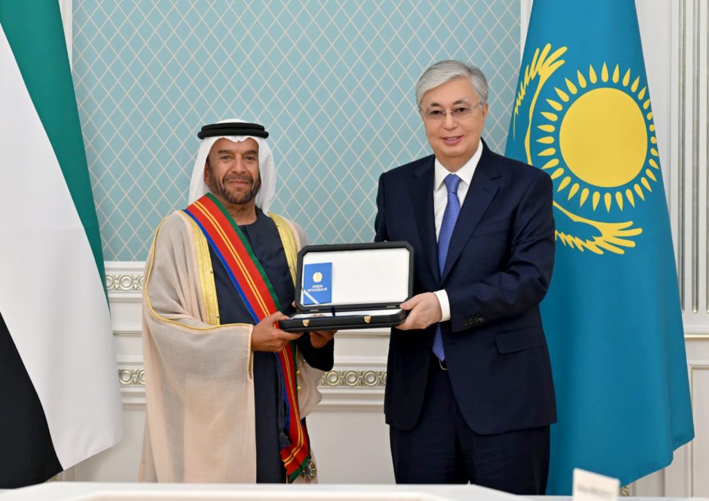President of Kazakhstan awards Suroor bin Mohammed 'Order of Friendship'