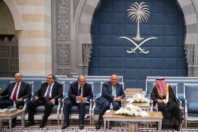 Delegates hold ministerial level meeting in Jeddah ahead of Arab League summit