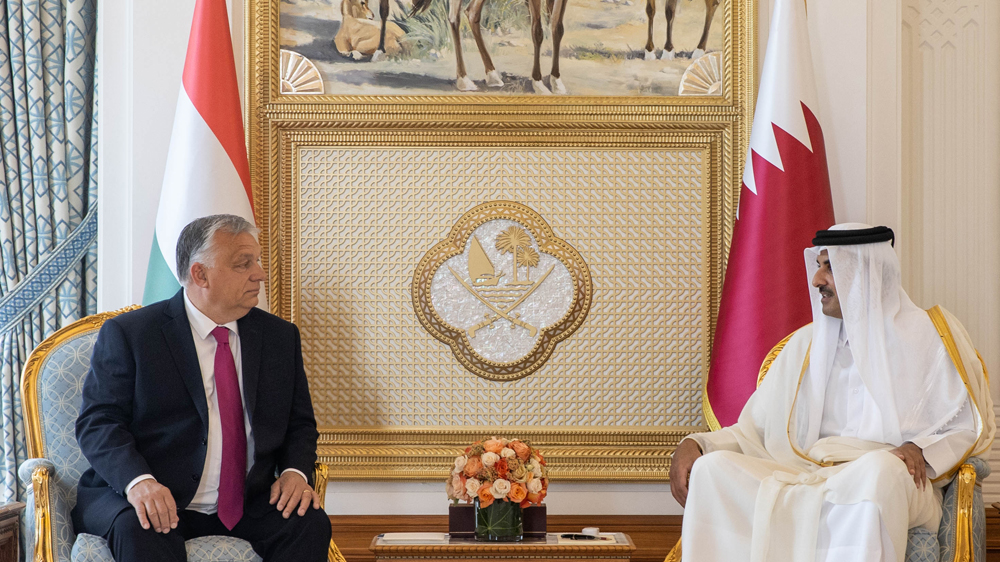 Amir of Qatar, PM of Hungary hold official talks