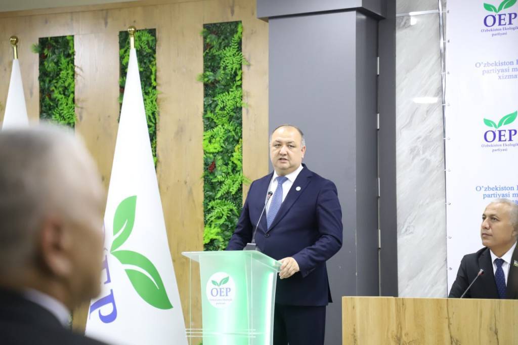 Ecological Party of Uzbekistan holds Extraordinary plenum