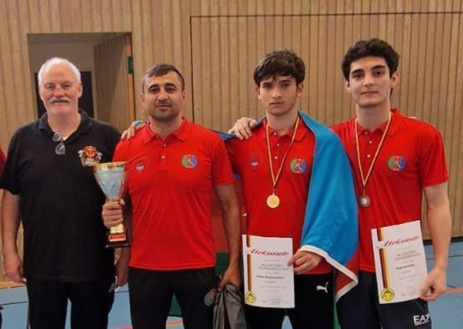 U17 Azerbaijani wrestlers claim two medals in Germany