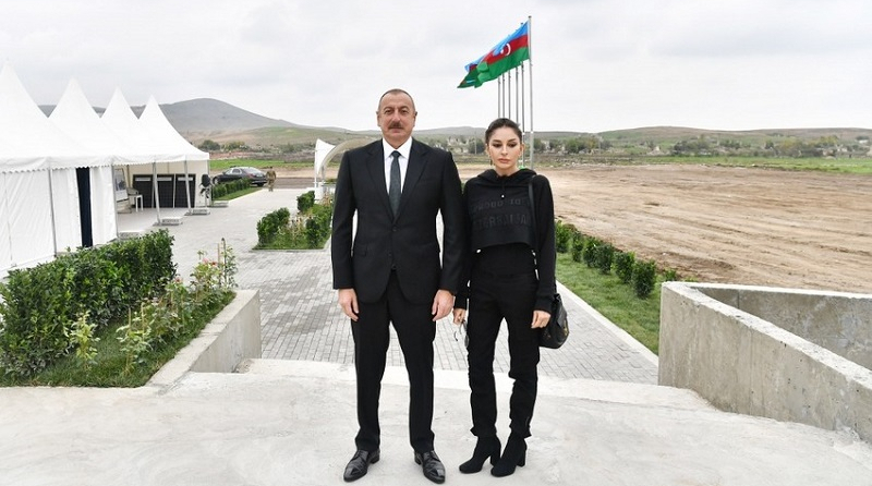 President of Azerbaijan and First Lady visit Aghdam district