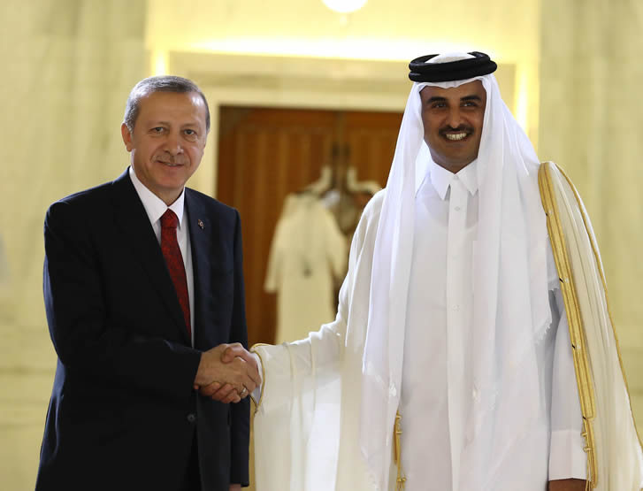 Amir of Qatar holds phone call with President Erdogan
