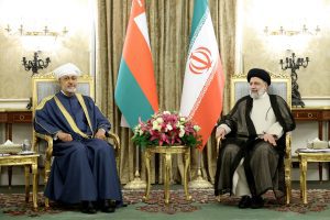 Sultan of Oman holds talks with Iranian President