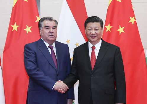 President Xi holds talks with President of Tajikistan