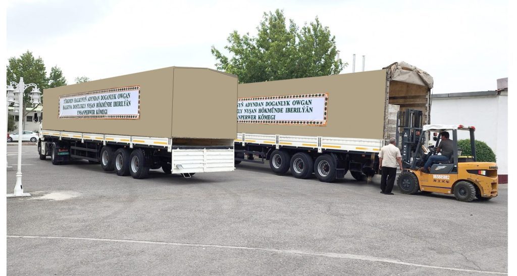 Turkmenistan sends humanitarian aid to Afghanistan