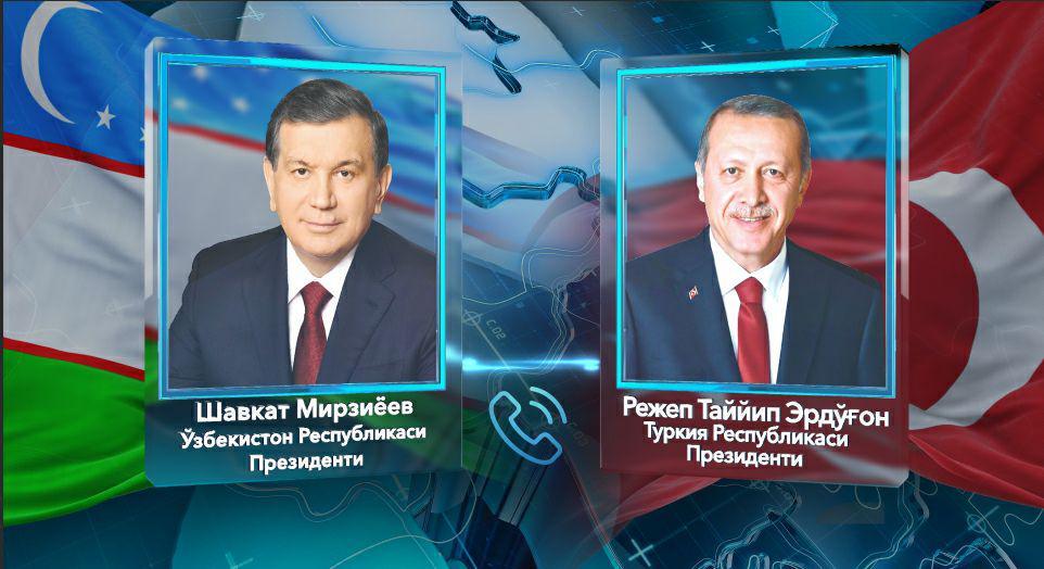 Presidents of Uzbekistan, Türkiye hold phone talks