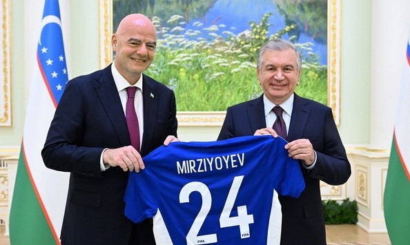 Shavkat Mirziyoyev meets with FIFA President