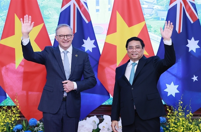 Vietnamese PM chairs welcome ceremony for Australian counterpart